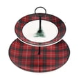 thumbnail image 1 of Holiday Time 2-Tier Serving Plate, 1 of 8