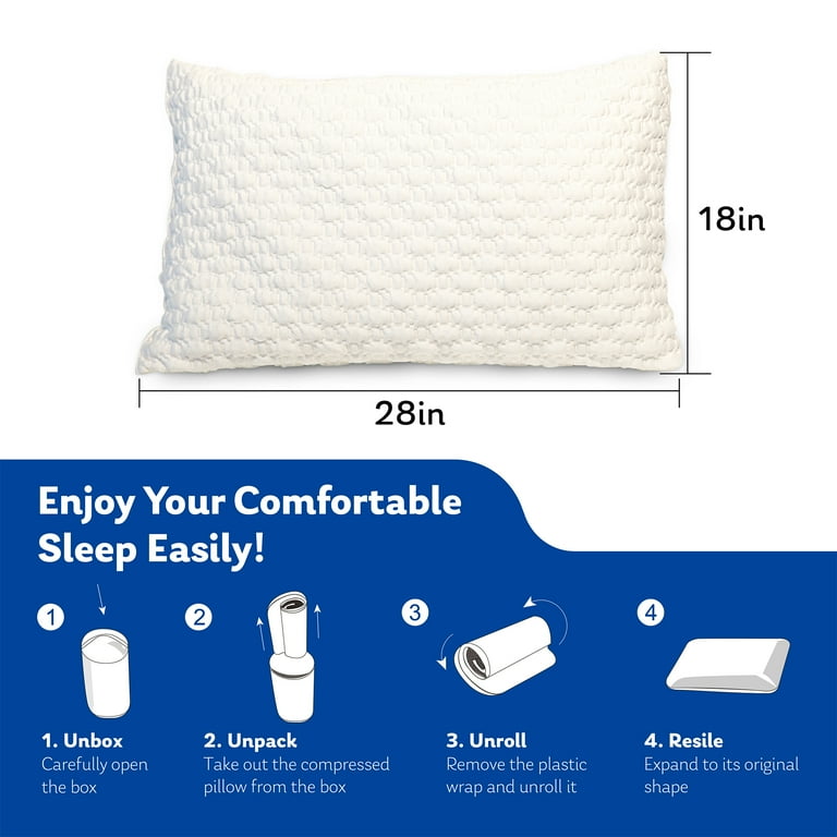 Premium shredded foam pillow cheap