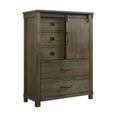 thumbnail image 4 of Bowery Hill Transitional Wood Brown Queen Platform Storage 6PC Bedroom Set, 4 of 20