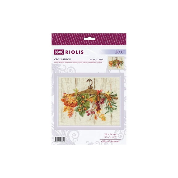 Riolis Cross Stitch Kit Gifts of Autumn