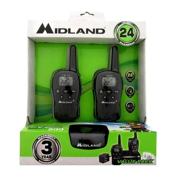 Radio Midland Value Pack LXT500VP3 de 2 vías Negros