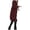 c-Wine, variant on TIANZEN Women Autumn Winter Casual Fashion Solid Color Drawstring Hooded Long Zipper Pocket Coat Long Jacket Coat Jackets for Women Fashion Casual Cargo Jacket Women Young Womens Jackets