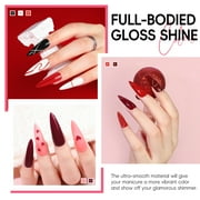 Gel Nail Polish Kit with U V Light Starter Kit 20 Colors Gel Polish Set 5pcs Top Base Coat Glitter Nail Decorations Nail Art French Manicure Kits Gifts for Women