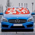 thumbnail image 2 of Awypu Flowers Funny Windshield Sun Shade Best UV Ray Visor Protector for Vehicle SUV Truck 51.18*27.59 in, 2 of 7