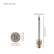 thumbnail image 4 of Kenally Soldering Iron Bit Copper Stainless Steel Welding Solder Waterproof Tip Reusable Head Horn Wear-resistant Iron Type3 NO3, 4 of 6