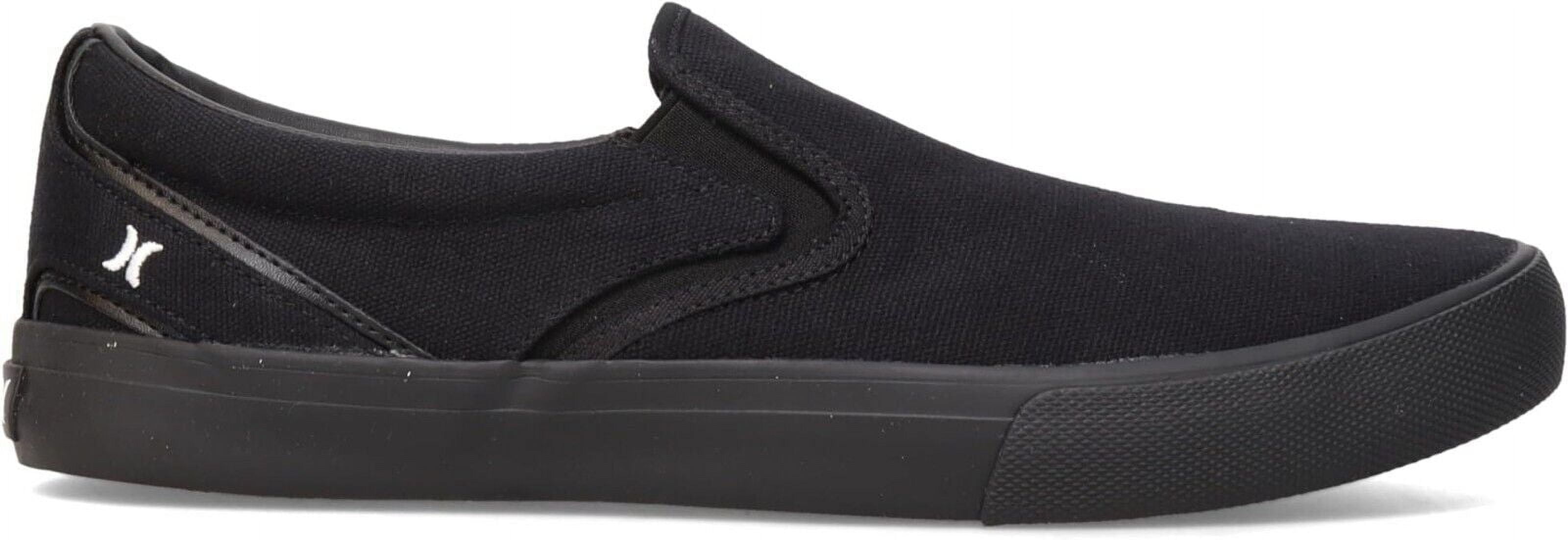 Hurley Nesota Loafer Men Size 12 Black Canvas Boat Slip On Memory Foam Hurleys version of some hey dudes in black and a tan! For  main image 4