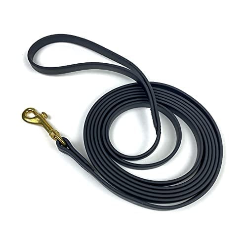 JIM HODGES DOG TRAINING Gummy K9 Biothane Long Line Leash for Dogs, 10,15,20 and 32.5 Feet, Walking Tracking Training Service - Washable Waterproof L