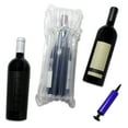 thumbnail image 6 of Wine Bottle Protector Bags 15 Pack - Inflatable Air Column Cushioning Sleeves Packaging Ensures Safe Transportation of Glass Bottles during Travel or Shipping with Free Pump, 6 of 7