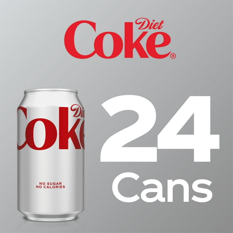Coca-Cola Zero Sugar Soda Pop, 12 fl oz, 24 Pack Cans