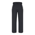 thumbnail image 5 of Miluxas Men's Parachute Sweatpants Baggy Track Pants Drawstring Wide Leg Casual Trousers Streetwear Dark Gray M(M), 5 of 7