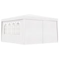 thumbnail image 1 of Charmma Professional Party Tent with Side Walls 13.1'x13.1' White 0.3 oz/ft², 1 of 8