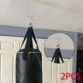 thumbnail image 3 of Pad Eye Plate Juego de Accesorios para Colgar Hamaca Soporte de Montaje en Pared con Tornillos Gancho de Soporte de Metal para Uso Doméstico Actividad 6cmx3cm BLESIY Ganchos para hamacas, 3 of 8