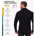 thumbnail image 5 of 𝗠𝗲𝗿𝗶𝗻𝗼.𝘁𝗲𝗰𝗵 Men’s Everyday Merino Wool Half Zip Sweater, Includes Hiking Socks, 5 of 9