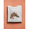 thumbnail image 3 of Tortoise With Nature Art Sweatshirt Women -Image by Shutterstock, Female Large, 3 of 4