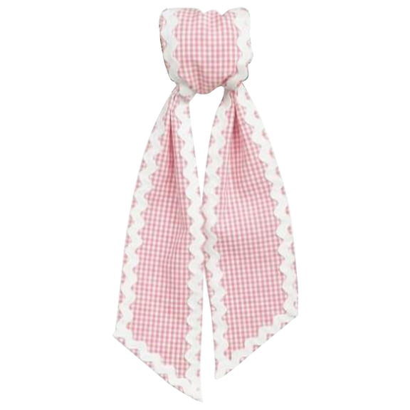 Wreath Sash For Front Door Cotton Wreath Satin Sash Garland Ribbon Accessories (3.7*60in)