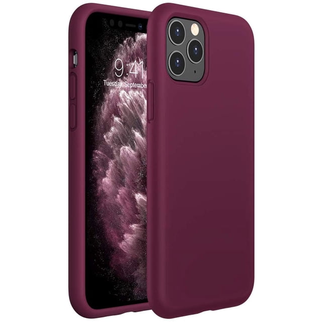 Liquid Silicone Case Compatible with iPhone 11 Pro Max 6.5 inch(2019), Gel Rubber Full Body Protection Shockproof Cover Case Drop Protection Case
