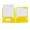 Yellow, variant on Poly Folders with 2 Pockets Two Pocket Plastic Folders, Letter Size, Durable Heavy Duty File Folders with Business Card Slot, Plastic Folders with Pockets, 9.4 x 11.8 inch