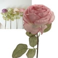 thumbnail image 2 of Flor de rosa artificial para el hogar, dormitorio, mesa de boda, exquisita decoración central de rosas falsas para ramo, 2 of 8