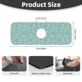 thumbnail image 2 of Xecao Geometric Elements for Kitchen Sink Splash Guard Faucet Mat , Faucet Guard & Draining mat, (15" X 5.5" ), 2 of 7