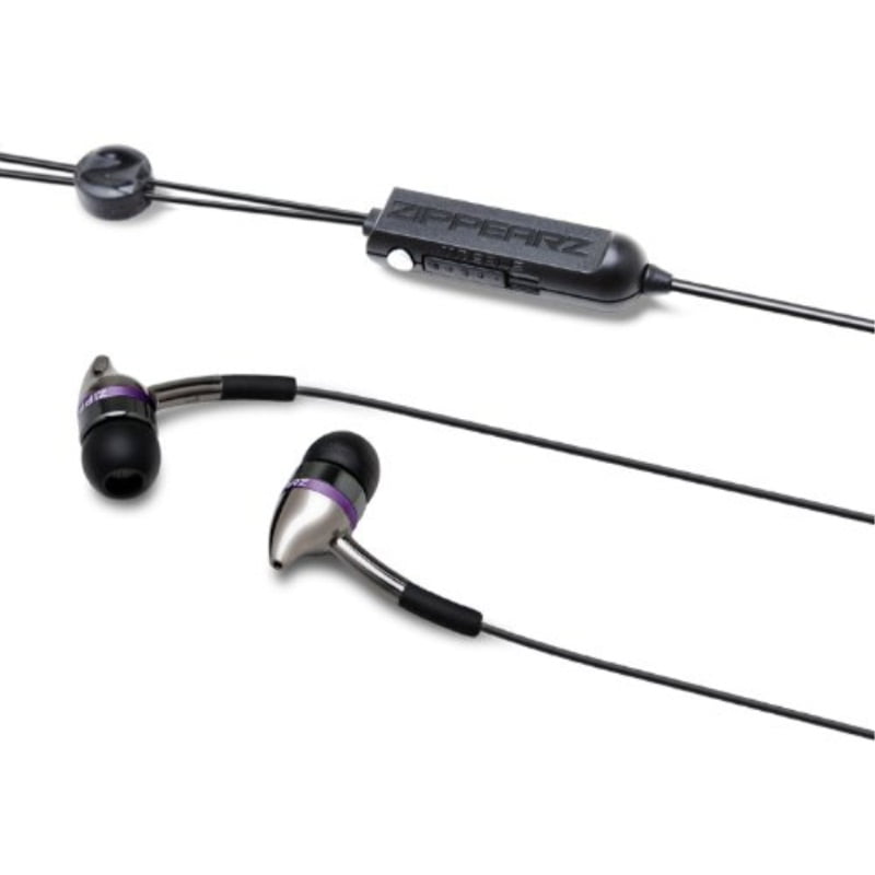 Zippearz Nouveau Earbuds InEar Headphones with Adjustable Ear Loops