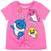 Pinkfong Baby Shark Toddler Girls T-Shirt and Leggings Outfit Set Infant to Little Kid