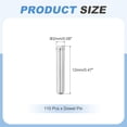 thumbnail image 2 of Uxcell 110Pcs Clavo de espiga 2mm x 12mm Soporte de estante Clavo de estante de acero inoxidable 304, 2 of 6