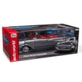 thumbnail image 2 of 1957 Chevrolet Bel Air Convertible Inca Silver Metallic with Red and Silver Interior 1/18 Diecast Model Car by Auto World, 2 of 11