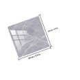 thumbnail image 2 of CTIRCHIU 10 Sheets Imitation Tile Stickers Grey Square for Kitchen Walls, 2 of 8