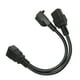 thumbnail image 4 of Cable de alimentación IEC320 C20 a IEC320 C19 y 5‑15R Cable divisor de alimentación IEC320 C20 macho a IEC320 C19 y 5‑15R hembra de 12,6 pulgadas, 4 of 14