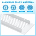 thumbnail image 3 of Unique Bargains 8 x 2 Inch Door Air Vent Cover, 3 Pcs Heavy Duty Grille Ventilation, 3 of 7