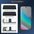 thumbnail image 7 of [2 Pack] Cnarery Anti Glare Matte Privacy TPU Screen Protector for Google Pixel 10 (Not Glass), Fingerprint Sensor Compatible, Full Adhesive Flexible Film, Easy Installation, 7 of 7