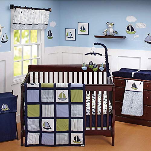 nautical baby crib set