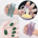 thumbnail image 5 of 15 hojas de pegatinas de uñas con purpurina, pegatinas de uñas autoadhesivas con 2 limas de uñas, pegatinas de manicura, hermosa decoración de moda DIY, láminas para uñas para mujeres, niñas,, 5 of 8