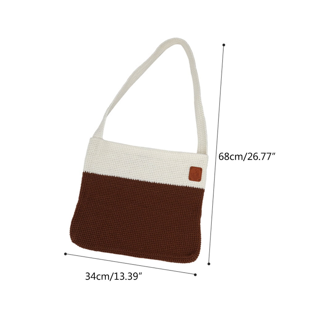lanema Beginners Crochet Kits DIY Crochet Shoulder Bag Kits Including Crochet Hook