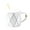 WH, variant on TopLLC Home Decor, Room Decor, Wall Decor Capacity 400ml Ceramic Mug Atmospheres Ceramic Mug Suit For Coffee Hot Chocolate Cool With Lid With Spoon Nice Gift Ceramic Mug