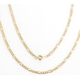 thumbnail image 5 of Cadena De Oro Italiano 14k, Figaro 3x1 Hueca, 55 Cm, 2.6mm, 5 of 5