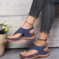 thumbnail image 5 of Willtoo Womens Orthopedic Sandals Arch Support Summer Flat Sandals Lightweight Non Slip Slip on Work Shoes Comfort 2026 New Orthopedic Shoes, 5 of 6