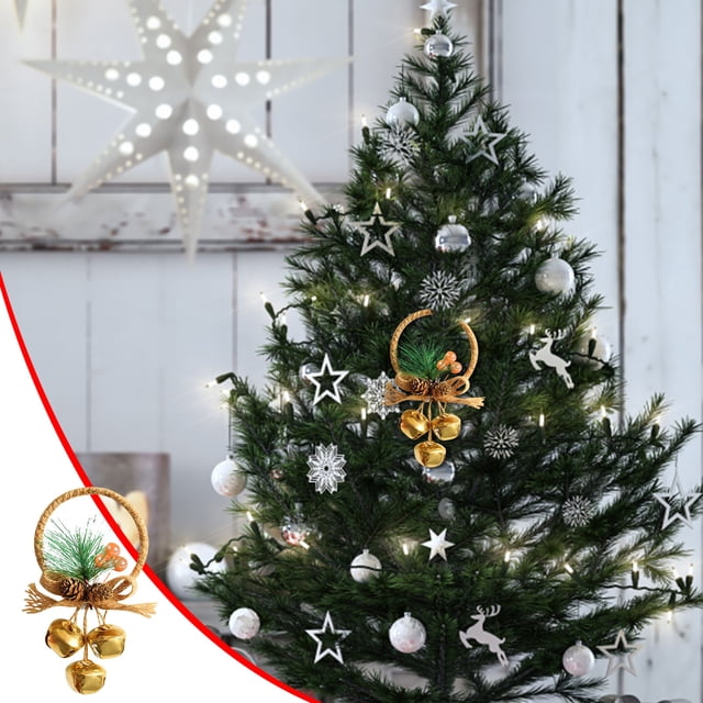 Fiudx Colgante para Árbol de Navidad, Lazo Familiar, Toque Festivo, Decoración para Oficina y Hogar, Versátil para Árbol o Puerta, Accesorio Reutilizable, Juego de 1 Pieza