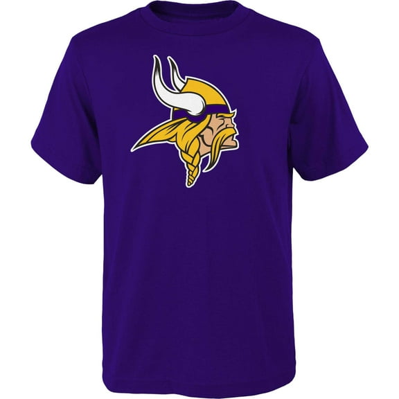 Youth Outerstuff Purple Minnesota Vikings Primary Logo T-Shirt