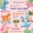 Pink 01, variant on Feelyou Cartoon Dino Full Size Sheets for Kids, Tropical Volcano Wildlife Bed Sheets, Sky Blue, 4pcs
