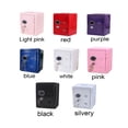thumbnail image 3 of YOPTOP 1pc Vertical Mini Money Box  Safe Deposit Box Shaped Home Coin Storage Box  Key Lock Portable Home Storage Box For Valuables  A Must-Have For Coin Storage,Purple, 3 of 6
