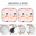 thumbnail image 6 of Haiem Cute Sushi Car Windshield Sun Shade (2 Pieces) Foldable Windshield Sun Shade Car Accessories for Truck SUV Pickup-Large, 6 of 7