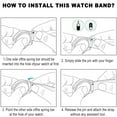 thumbnail image 2 of KIQ Durable and Water Resistant Silicone Replacement Watch Strap Band Compatible With Huami Amazfit Bip 5(White), 2 of 3