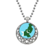 thumbnail image 1 of El Pakistán mapa Plato Nacional país Collares Colgante Retro Moon Stars Jewelry Unbranded M, 1 of 3
