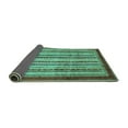 thumbnail image 2 of Ahgly Company Indoor Rectangle Abstract Turquoise Blue Modern Area Rugs, 3' x 5', 2 of 4