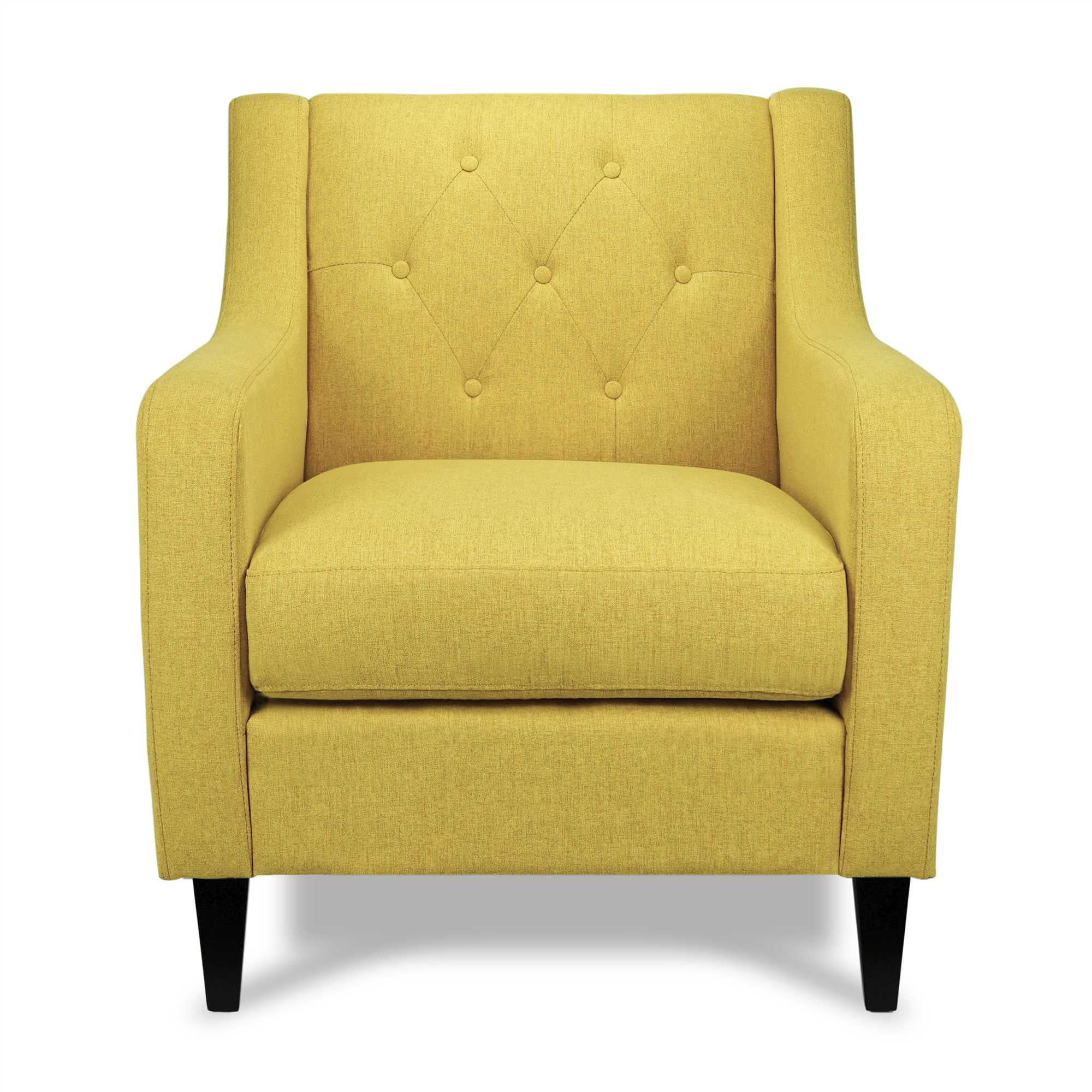 Riki Mustard Yellow Accent Chair