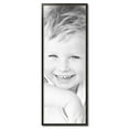 thumbnail image 2 of ArtToFrames 16" x 44" Black Square with Gold Beads Picture Frame, 16x44 inch Black Wood Poster Frame (WOM-5021), 2 of 7