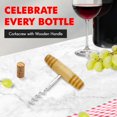 thumbnail image 2 of miduoduo-StealStreet SS-CC-20963 Corkscrew with Wood Handle, 2 of 4