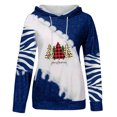 thumbnail image 4 of Pntutb Moda Mujer Navidad Impreso Blusa Suelta De Manga Larga Tops Casuales Sudaderas Con Capucha Pntutb Pntutb-5128, 4 of 5