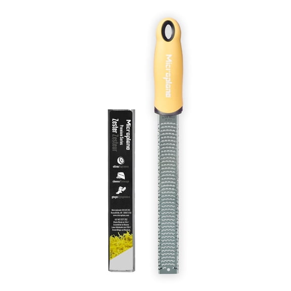 Microplane Premium Zester/Grater in Lemon Cream with Protective Cover